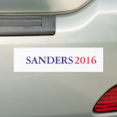 Bernie Sanders 2016 Bumpersticker (Op auto)