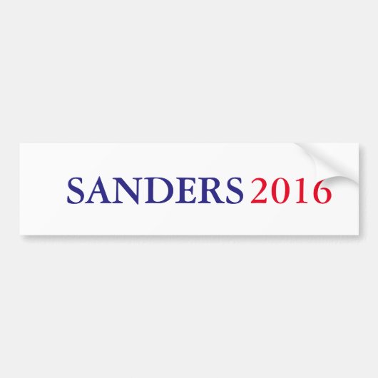Bernie Sanders 2016 Bumpersticker (Voorkant)
