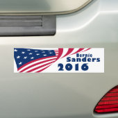 Bernie Sanders 2016 Bumpersticker (Op auto)