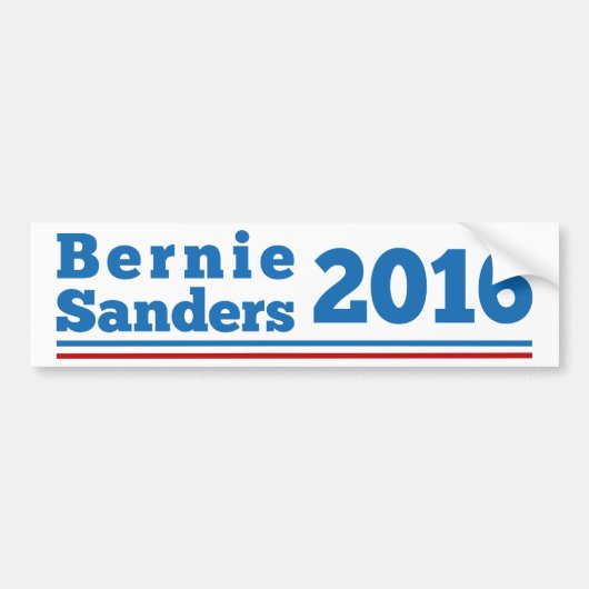 Bernie Sanders 2016 Bumpersticker (Voorkant)