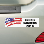 Bernie Sanders 2016 Bumpersticker (Op auto)