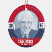 BERNIE SANDERS 2016 KERAMISCH ORNAMENT (Links)