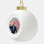 Bernie Sanders 2016 Keramische Bal Ornament (Rechts)