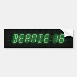 Bernie Sanders 2016 Klok Bumpersticker