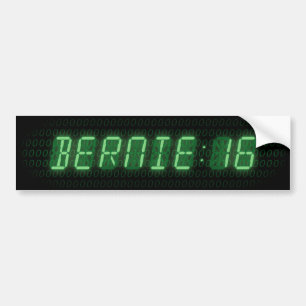 Bernie Sanders 2016 Klok Bumpersticker