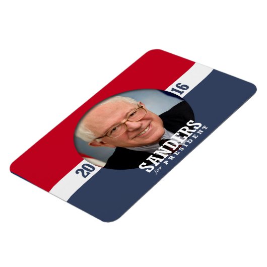 BERNIE SANDERS 2016 MAGNEET (Linkerzijde)