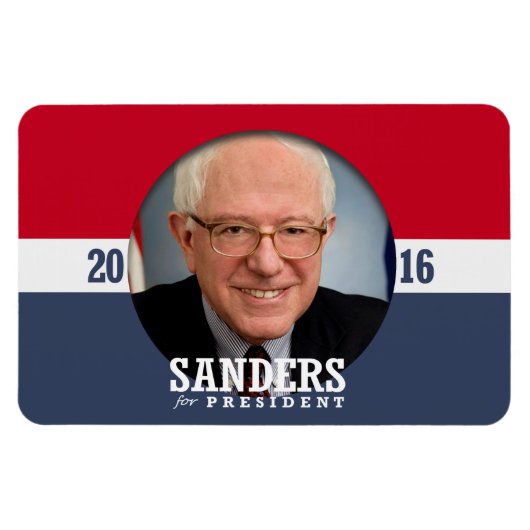 BERNIE SANDERS 2016 MAGNEET (Horizontaal)