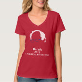Bernie Sanders 2016: Politieke revolutie T-shirt (Voorkant)