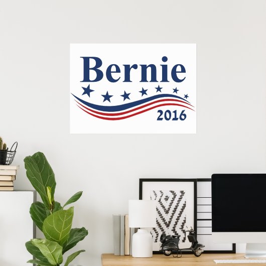 Bernie Sanders 2016 Poster (Thuiskantoor)