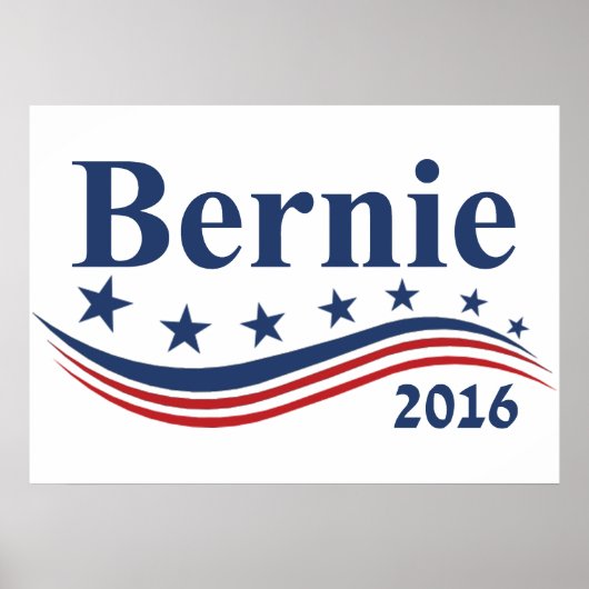 Bernie Sanders 2016 Poster (Voorkant)