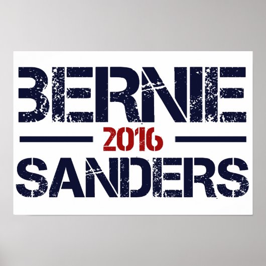 Bernie Sanders 2016 Poster (Voorkant)
