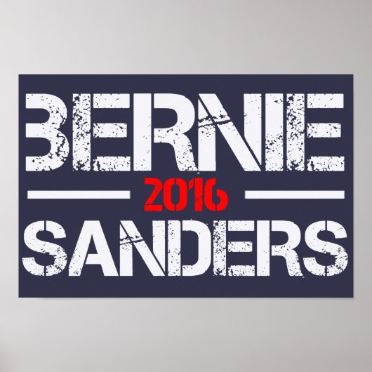 Bernie Sanders 2016 Poster (Voorkant)