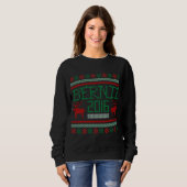 Bernie Sanders 2016 President Ugly Holiday Sweater (Voorkant volledig)
