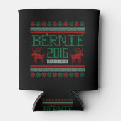 Bernie Sanders 2016 President Ugly Holiday Sweater Blikjeskoeler (Voorkant)