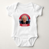 BERNIE SANDERS 2016 ROMPER (Voorkant)