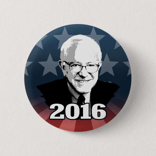 BERNIE SANDERS 2016 RONDE BUTTON 5,7 CM (Voorkant)