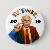 Bernie Sanders 2016 Ronde Button 7,6 Cm (Voorkant)