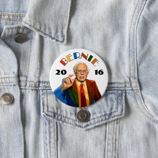 Bernie Sanders 2016 Ronde Button 7,6 Cm (In situ)