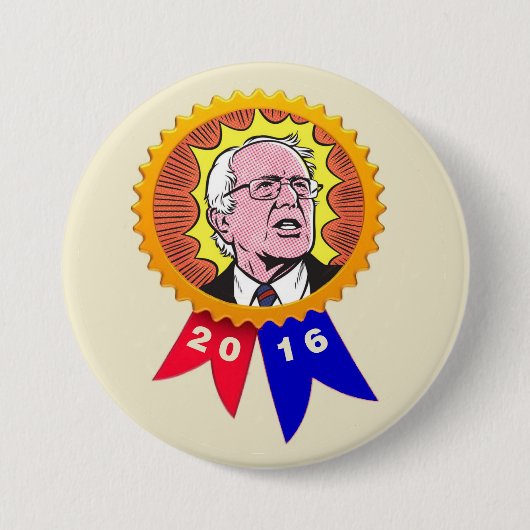 Bernie Sanders 2016 Ronde Button 7,6 Cm (Voorkant)