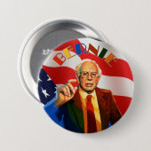 Bernie Sanders 2016 Ronde Button 7,6 Cm (Voorkant /achterkant)