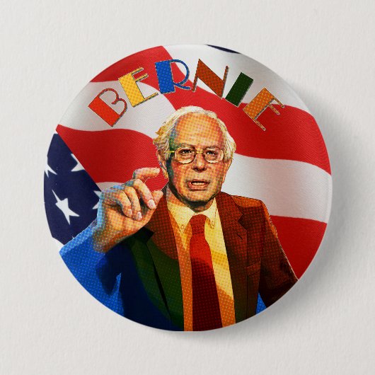 Bernie Sanders 2016 Ronde Button 7,6 Cm (Voorkant)