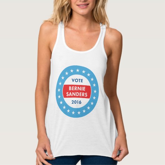 Bernie Sanders 2016 Tanktop (Voorkant)