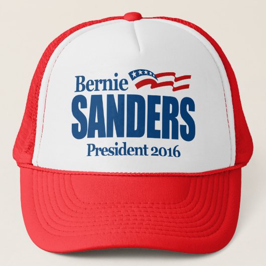 Bernie Sanders 2016 Trucker Pet (Voorkant)