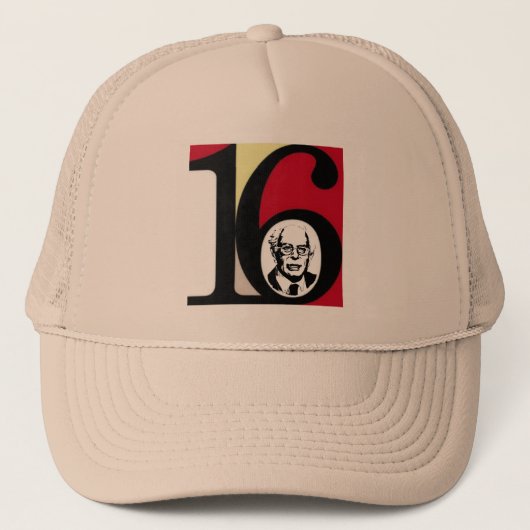 Bernie Sanders 2016 Trucker Pet (Voorkant)