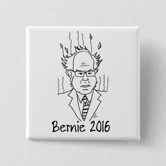 Bernie Sanders 2016 Vierkante Button 5,1 Cm (Voorkant)