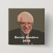 Bernie Sanders 2016 Vierkante Button 5,1 Cm (Voorkant)