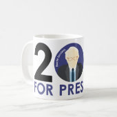 Bernie Sanders 2016 voor de aangepaste mok van pre (Voorkant links)