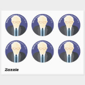 Bernie Sanders 2016 voor president aangepaste stic Ronde Sticker (Vel)