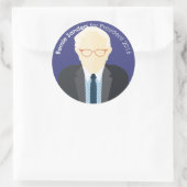 Bernie Sanders 2016 voor president aangepaste stic Ronde Sticker (Tas)