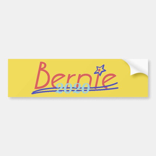 Bernie SANDERS 2020 Bumpersticker (Voorkant)