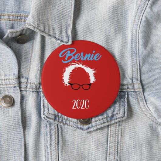Bernie Sanders 2020 Button (In situ)