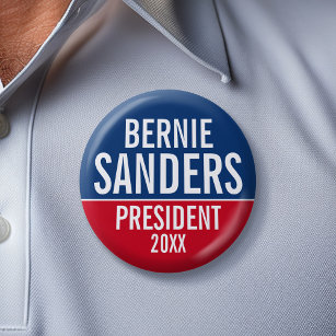 Bernie Sanders 2020 Campaign - kan naam/kleur bewe Ronde Button 5,7 Cm