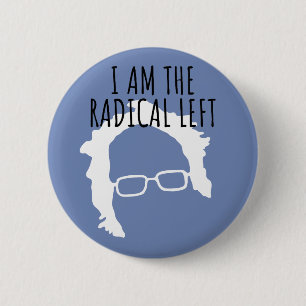 Bernie Sanders 2020 ik ben Radicaal links Ronde Button 5,7 Cm