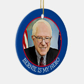 Bernie Sanders 2020 Keepomwille Souvenir Kerstmis Keramisch Ornament (Rechts)
