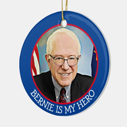 Bernie Sanders 2020 Keepomwille Souvenir Kerstmis Keramisch Ornament (Links)