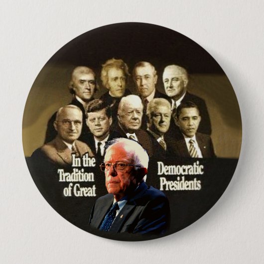 Bernie Sanders 2020 Ronde Button 4,0 Cm (Voorkant)