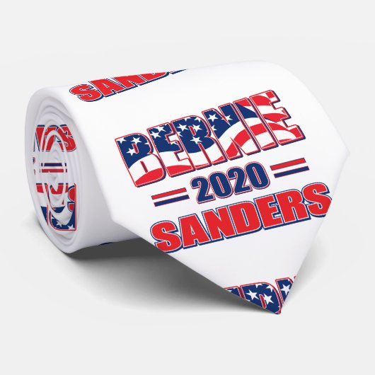 Bernie Sanders 2020 voor President Stropdas (Opgerold)
