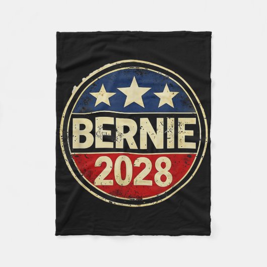Bernie Sanders 2028 was een rechts verzet tegen de Fleece Deken (Voorkant)