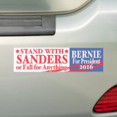 Bernie Sanders 4 President 2016 Bumpersticker (Op auto)