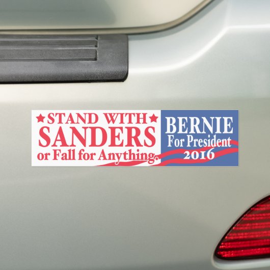 Bernie Sanders 4 President 2016 Bumpersticker (Op auto)