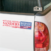 Bernie Sanders 4 President 2016 Bumpersticker (Op Truck)