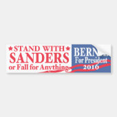 Bernie Sanders 4 President 2016 Bumpersticker (Voorkant)