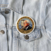 Bernie Sanders & Abe Ronde Button 7,6 Cm (In situ)