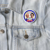 Bernie Sanders / AOC 2020 Ronde Button 5,7 Cm (In situ)