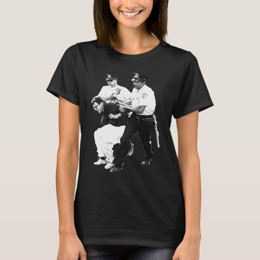 Bernie Sanders Arrested T-shirt (Voorkant)