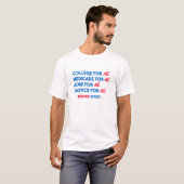 Bernie Sanders - Bernie for all T-shirt (Voorkant volledig)